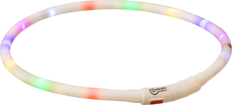 Load image into Gallery viewer, Trixie lichtgevende halsband hond usb siliconen oplaadbaar meerkleurig
