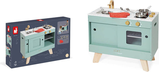 Janod - keuken - loft - houten speelkeuken