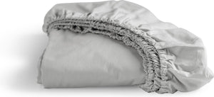 Cinderella - weekend - hoeslaken - geschikt voor boxspring - 100% katoen - 90x200 cm- tot 25 cm matrashoogte - lichtgrijs