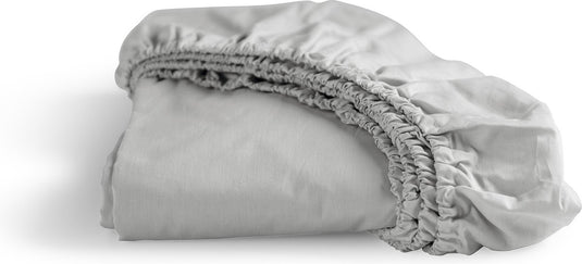 Cinderella - weekend - hoeslaken - geschikt voor boxspring - 100% katoen - 90x200 cm- tot 25 cm matrashoogte - lichtgrijs