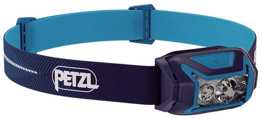 Petzl actik core - hoofdlamp - 625 lumen - oplaadbaar en lichtgewicht - voor wandelen, hardlopen en kamperen - blauw