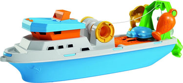 Basic vissersboot + 3 vormpjes 40 cm