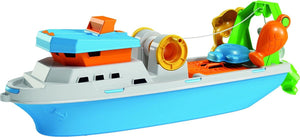 Basic vissersboot + 3 vormpjes 40 cm