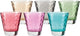 Leonardo optic glazen assorti 220ml - set 6