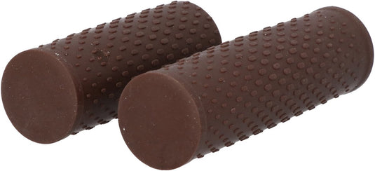 Dresco handvatten - soft grip - twee verschillende lengtes 119 92mm - voor fietsen met gripshift versnelling - ergonomisch gevormd - zachte kunststof uitvoering - voor extra rijcomfort