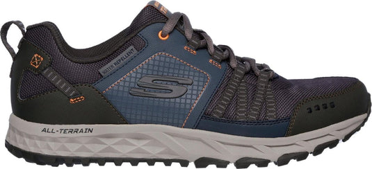 Skechers escape plan heren wandelschoenen - donkerblauw oranje