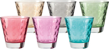 Leonardo optic drinkkglas assorti 220ml - set 6
