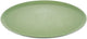 Koziol rond bord, 25.5 cm, set van 4, organic, blad groen - | connect plate