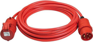 Brennenstuhl bremaxx cee verlengsnoer ip44 25m signaalrood at-n07v3v3-f 5g1,5