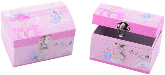 Johntoy juwelendoos met slot roze