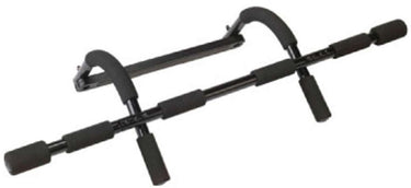 Tunturi deurtrainer - fitness-set - door gym - optrekstang - opdrukstang - zwart - incl. gratis fitness app