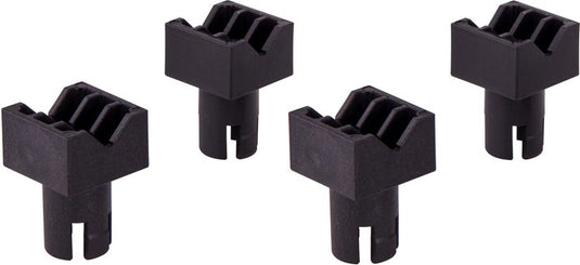 Wolfcraft - 4 klembekken voor werktafel - werkbladspanner - werkbank klem - 6172000
