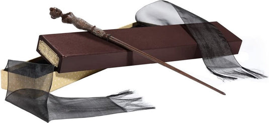 The noble collection fantastic beasts: the secrets of dumbledore - wand of lally hicks in collector's box