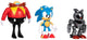 Jakks sonic figuren 10 cm actiefiguren 30e jubileum multipack 3 stuks