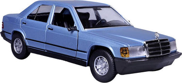 Bburago mercedes 190e 1987, blau 1:24 auto