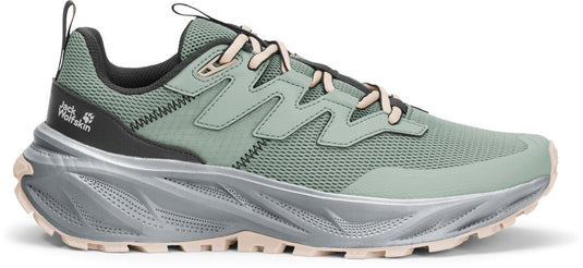 Jack wolfskin ps trail low w dames wandelschoenen-green zinnia