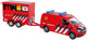 Kids globe vw transporter brandweer met aanhangwagen