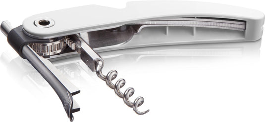 Vacuvin vacu vin single pull kurkentrekker wit – 3-in-1 kurkentrekker – met capsulesnijder en flesopener