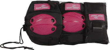 Street rider beschermset s - roze, 6dlg.