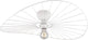 Rl live your light reality chapeau - plafondlamp - wit mat - excl. 1x e27 40w