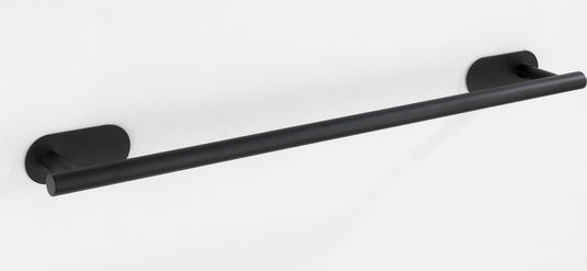 Wenko turbo-loc® handdoekhouder orea uno rvs zwart mat 60cm breed - handdoekrek - bevestigen zonder boren - zelfklevend - 10 jaar garantie