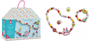 Janod - les premiers ateliers bijoux - flower garden - 4 houten sieraden om te maken