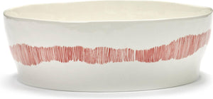 Serax - ottolenghi feast - saladeschaal - wit rood - 28 ø