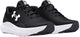 Under armour ua bgs surge 4-blk jongens sportschoenen - zwart - antraciet - wit