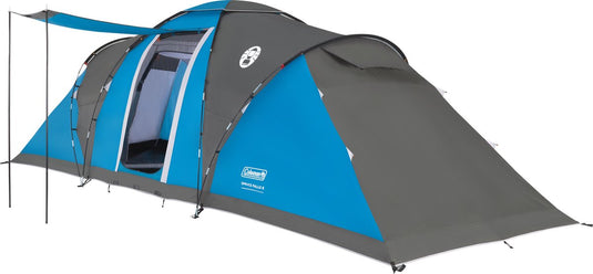 Coleman spruce falls 6 familietent – 6 persoons tent – waterdicht en lichtgewicht – blauw zwart