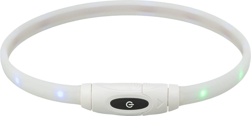 Load image into Gallery viewer, Trixie lichtgevende halsband hond usb siliconen oplaadbaar meerkleurig
