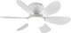 Rl live your light reality lund - plafondventilator - wit mat - incl. 1x smd 8 w - licht apart schakelbaar - afstandsbediening - dimbaar - traploos instelbare lichtkleur - nachtlampje - geheugenfunctie - 3 snelheidsinstellingen - timer - zomer- en winterm