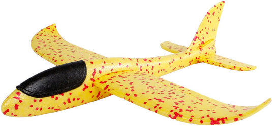 Van manen vliegtuig foam speelgoed 48cm multicolor - sun fun gooi vliegtuig.
