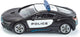 Siku bmw i8 us-police politieauto 8 cm staal zwart wit (1533)