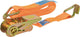 Carpoint ratelspanband met haken 25 mm 3 meter 350 kg oranje