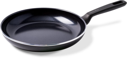 Greenpan memphis koekenpan 24cm - pfas-vrije antikleeflaag – koekenpan inductie - keramische koekenpan – ovenbestendig tot 160°c – koudgrepen - zonder deksel – zwart