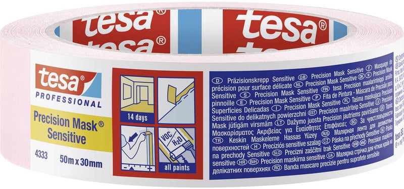 Afbeelding laden in galerijviewer, Tesa professional tesa® precision - afplaktape - voor delicate oppervlakken - 7 dagen hechtend - precisie- 30 mm 1 stuks
