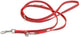 Julius k9 dubbele anti slip hondenriem verstelbaar max. 2.20 mtr. breedte 14 mm rood