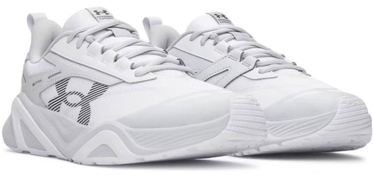 Under armour ua charged commit tr 5-wht heren sportschoenen - wit - halo grijs - castlerock