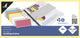 Kangaro scheidingsstrook - 2-gaats - 240x105mm - 180 grams - geel - 100 stuks