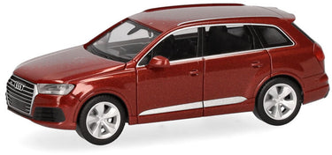 Herpa audi q7, rood metallic