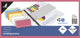 Kangaro scheidingsstrook - 2-gaats - 240x105mm - 180 grams - roze - 100 stuks - 07070-13
