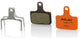 Xlc bp-o41 remblok - schijfrem (shimano dura ace ultegra) - compound: organic - allroad - oranje