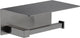 Plieger altea wc rolhouder met plateau – wandmontage – geborsteld gunmetal