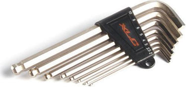 Xlc to-s33 inbussleutelset - 2-10mm - 8 delig - bolkop - zilver