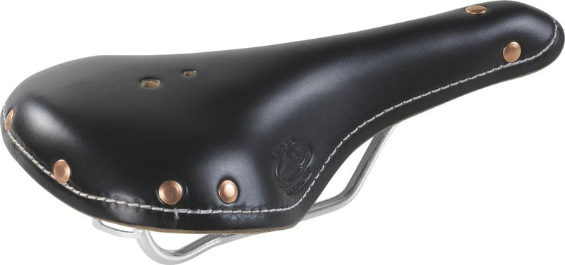 Afbeelding laden in galerijviewer, Selle monte grappa zadel old frontiers sports leer 30 cm zwart
