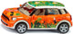 Siku 6507, knutselset style my , mini countryman summer, speelgoedauto, metaal kunststof, oranje, incl. stickervel
