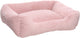 Flamingo hondenkussen – hondenmand – naya rechthoekig roze mand 80x67x22cm – extra ruim – zacht – comfortabel