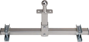 caravan hulpstuk laag 34 cm zilver