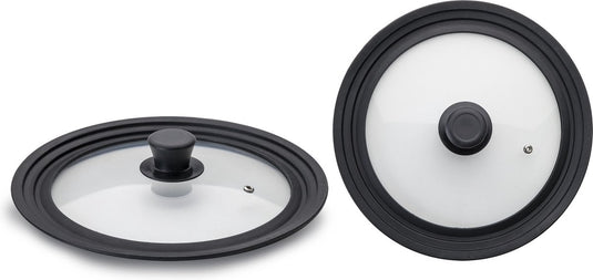 Ibili - deksel - glas - met siliconen rand - 24-26-28 cm