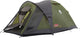 Coleman darwin 3 plus koepeltent - tent 3 persoons - incl. draagtas - waterdichte tent - groen